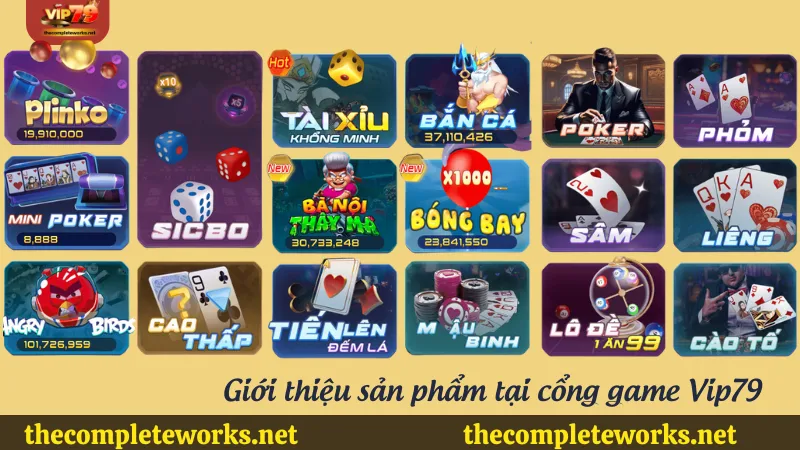 Giới thiệu sản phẩm nổi bật tại cổng game Vip79 Giới thiệu sản phẩm nổi bật tại cổng game Vip79